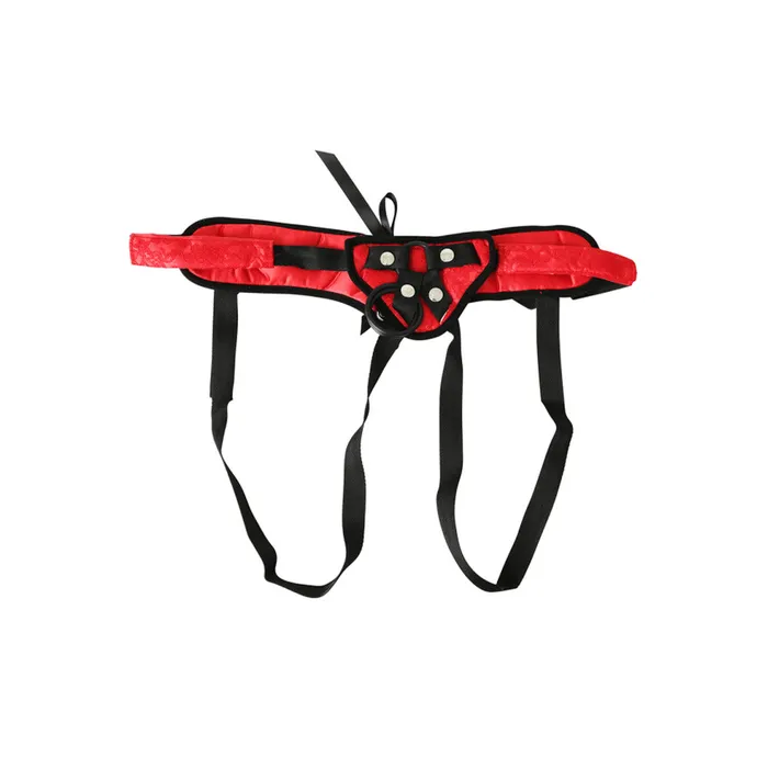 Sportsheets Sportsheets Red Lace With Satin Corset StrapOn Female Sex Toys Sportsheets Sportsheets Red Lace With Satin Corset StrapOn Female Sex Toys