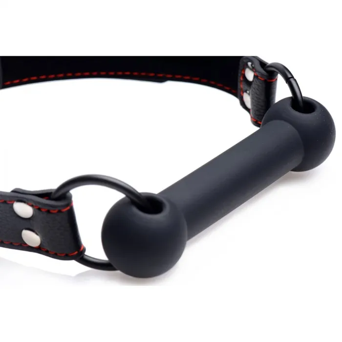 Strict Silicone Bit Gag XR Brands Female Sex Toys Strict Silicone Bit Gag XR Brands Female Sex Toys