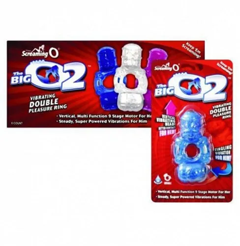 The Big O 2 6 Count Box Assorted Colors Screaming O Dildos