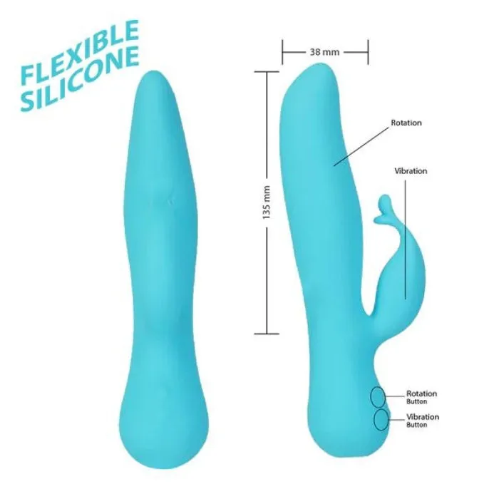 The Kissing Swan Rotating Vibrator STR Female Sex Toys