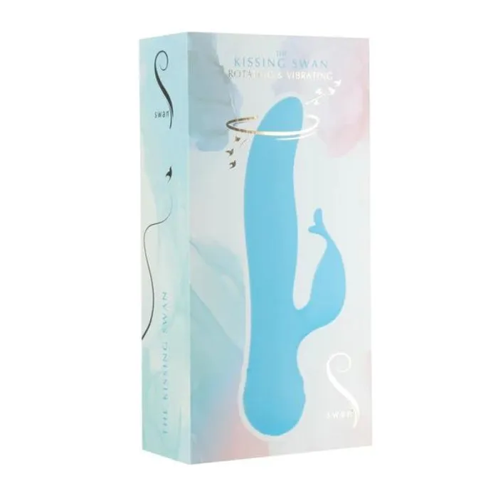The Kissing Swan Rotating Vibrator STR Female Sex Toys