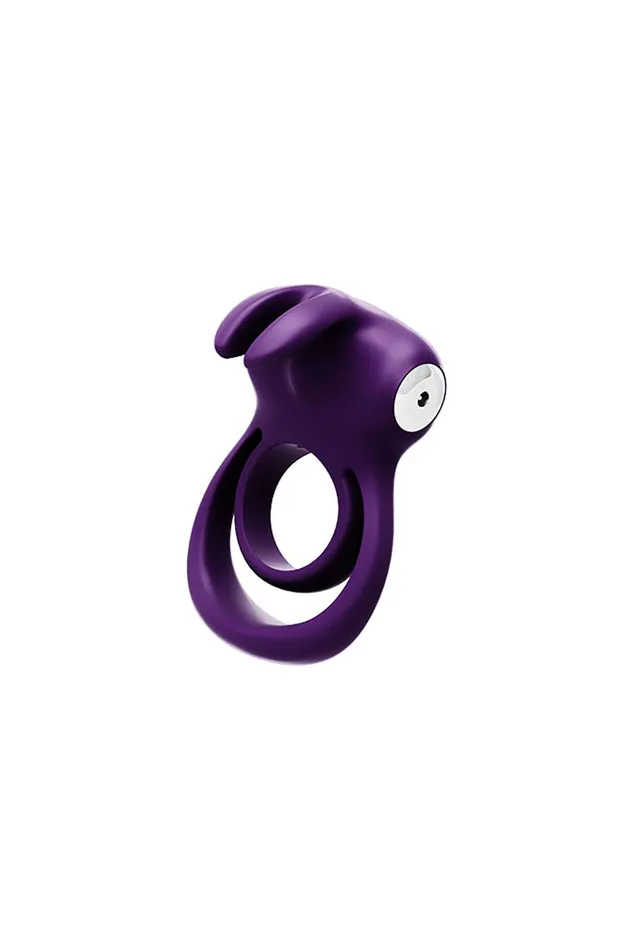 VeDO Vibrators Thunder Bunny Rechargeable Dual Ring Perfectly Purple