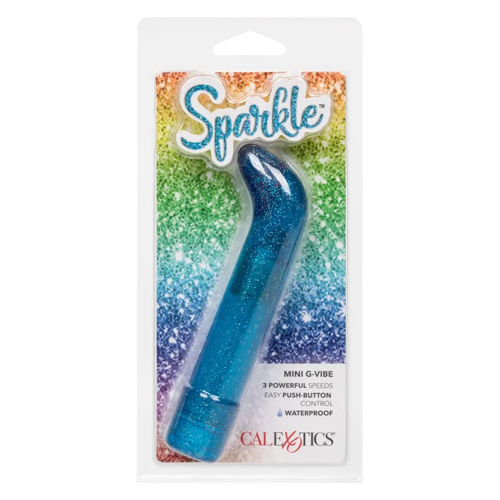 Vibrators California Exotic Novelties Sparkle Mini Gvibe Blue