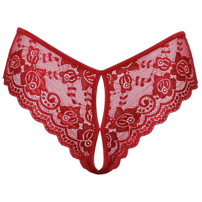 Vibrators Cottelli Lingerie Cottelli Crotchless Panties Red