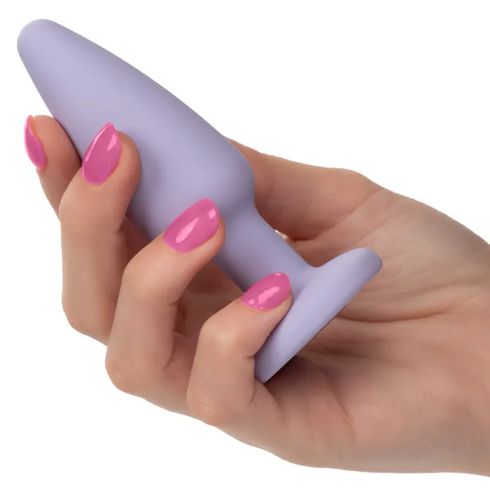 Vibrators First Time Crystal Booty Kit Purple California Exotic Novelties