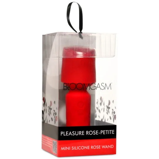 XR Bloomgasm Pleasure RosePetite Mini Silicone Wand Red XR Brands Vibrators