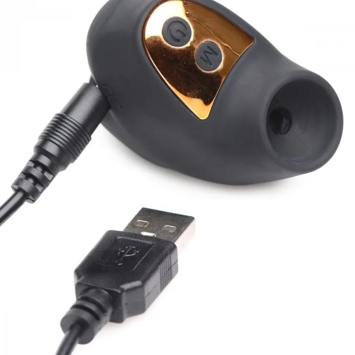XR Brands Anal Inmi Shegasm Mini 12x Clit Stimulator Black