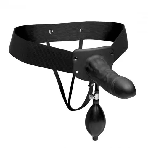 XR Brands Female Sex Toys Pumper Inflatable Hollow StrapOn