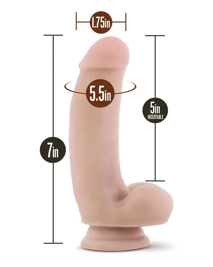 Blush Novelties Female Sex Toys Dr Skin Silicone Dr Samuel 7 Inch Dildo With Suction Cup Vanilla Blush Novelties Female Sex Toys Dr Skin Silicone Dr Samuel 7 Inch Dildo With Suction Cup Vanilla