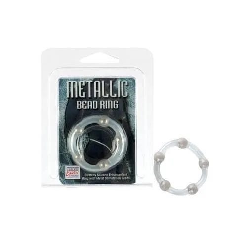 CalExotics Metallic Bead Ring Male Sex Toys