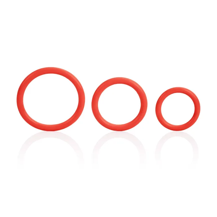 CalExotics Vibrators TriRings Red