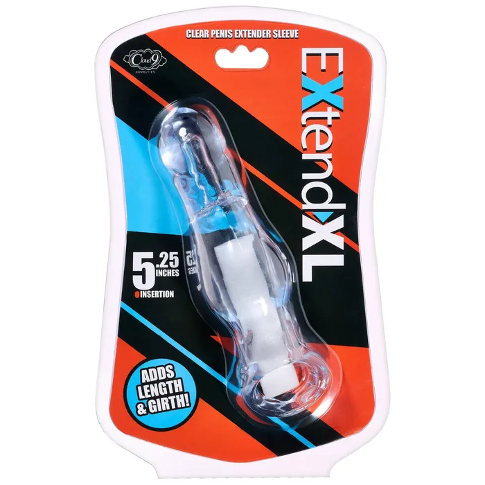 Cloud 9 Novelties Extend XL Penis Sleeve 525 Clear Male Sex Toys