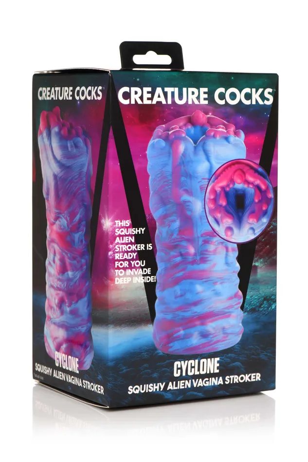 Cyclone Squishy Alien Vagina Stroker XR Brands Creature Cocks Male Sex Toys