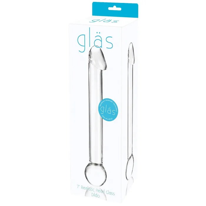 Dildos Gls Glas 7 Realistic Head Glass Dildo