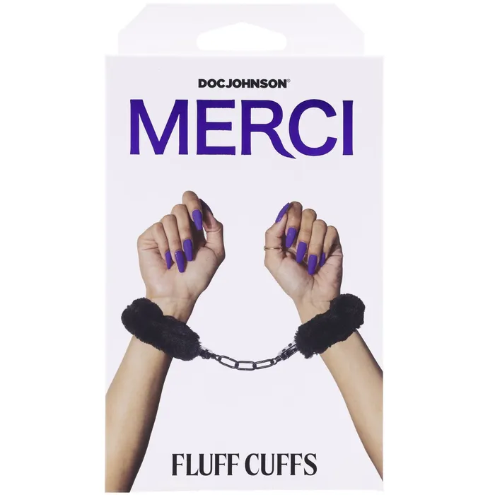 Doc Johnson Anal Merci Fluff Cuffs Black