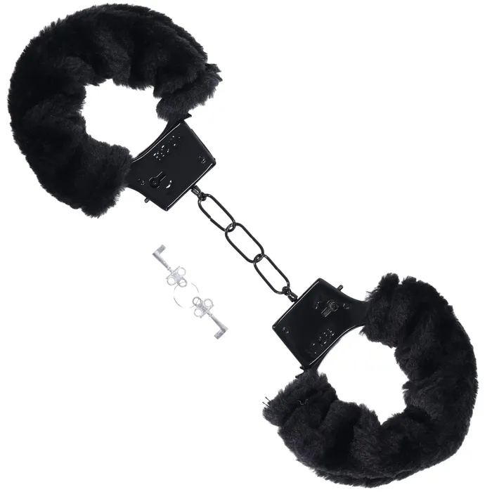Doc Johnson Anal Merci Fluff Cuffs Black Doc Johnson Anal Merci Fluff Cuffs Black