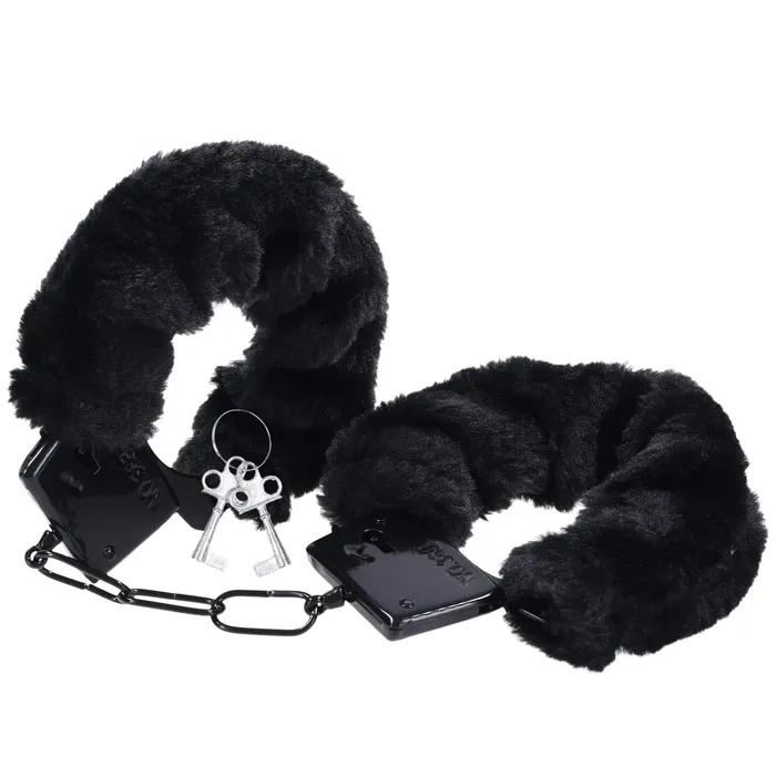 Doc Johnson Anal Merci Fluff Cuffs Black Doc Johnson Anal Merci Fluff Cuffs Black