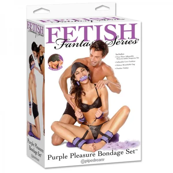 Fetish Fantasy Purple Pleasure Bondage Set Pipedream Products Couples