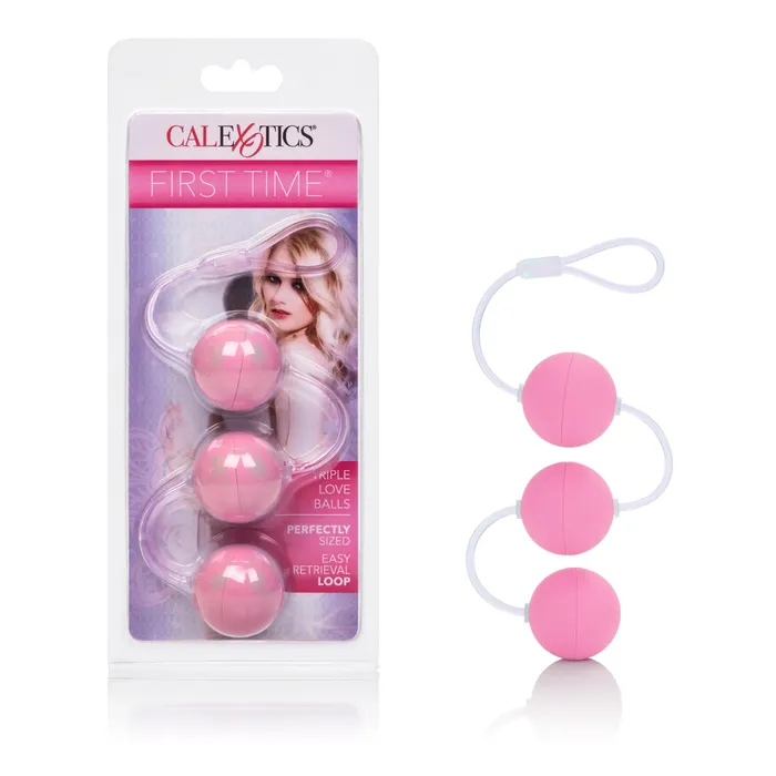 First Time Love Balls Triple Lovers Pink CalExotics Vibrators