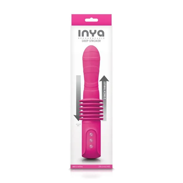 Inya Deep Stroker Pink nsnovelties Male Sex Toys