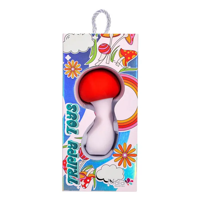 Maia Toys Shroomie Rechargeble Mushroom Vibrator Red Vibrators