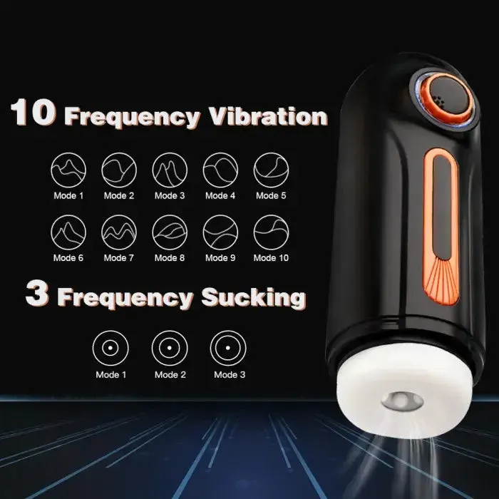 Male Sex Toys 10 Thrusting 10 Vibrating 3 Sucking Heating Automatic Male Masturbator NyoKii Pre Order