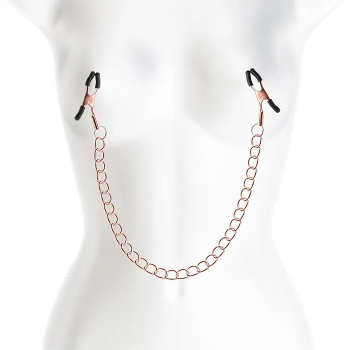 nsnovelties Vibrators Bound Nipple Clamps Dc2 Rose Gold