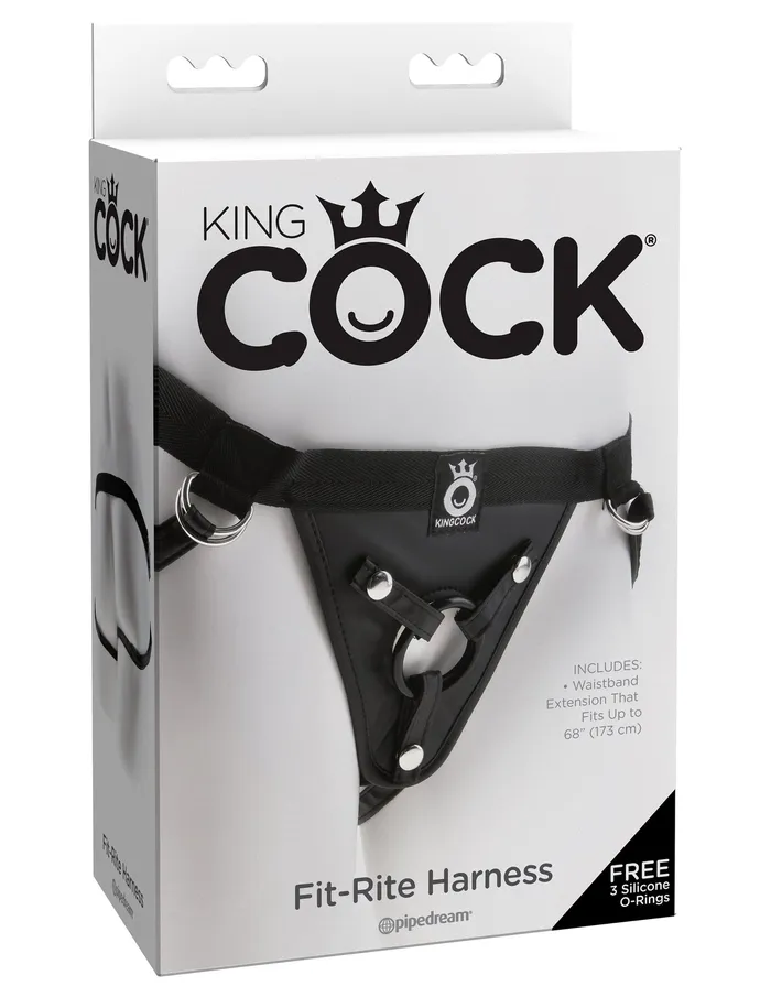 Pipedream Dildos King Cock Fit Rite Harness