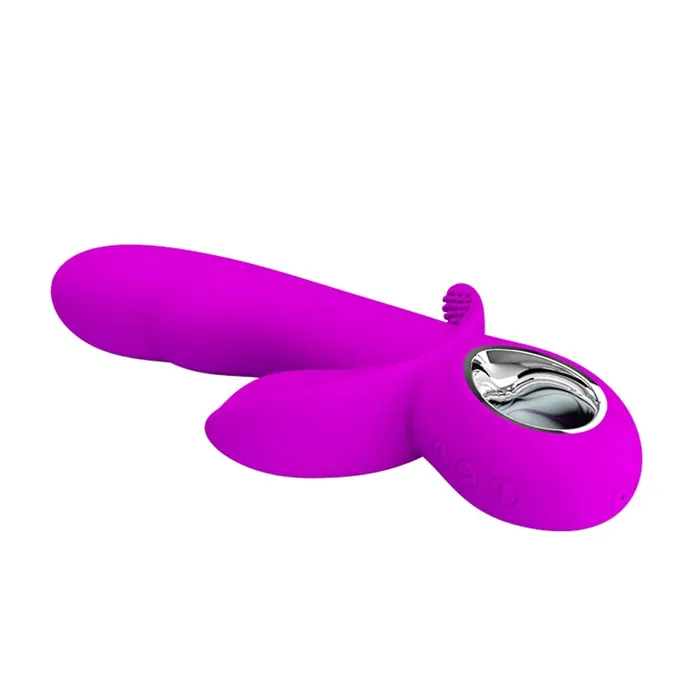 Pretty Love Humphrey Bendable Front and Back Rabbit Fuchsia Pretty Love Vibrators