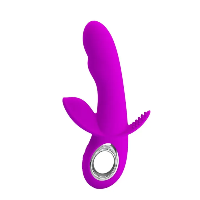 Pretty Love Humphrey Bendable Front and Back Rabbit Fuchsia Pretty Love Vibrators