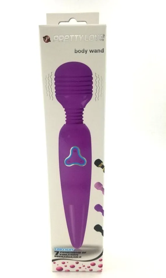 Pretty Love Pretty Love Body Wand With Led Light Black Vibrators