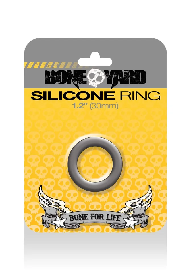 Rascal Boneyard Male Sex Toys Boneyard Silicone Ring 30mm Gray