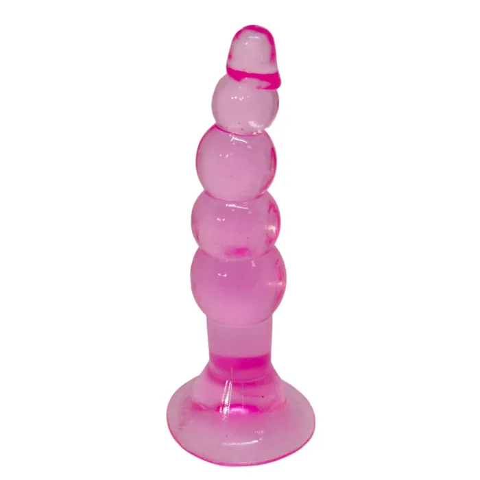 Ribbed Fantasy Pink Butt Plug Playmate Anal