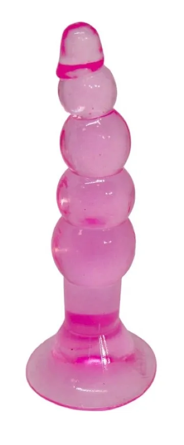 Ribbed Fantasy Pink Butt Plug Playmate Anal