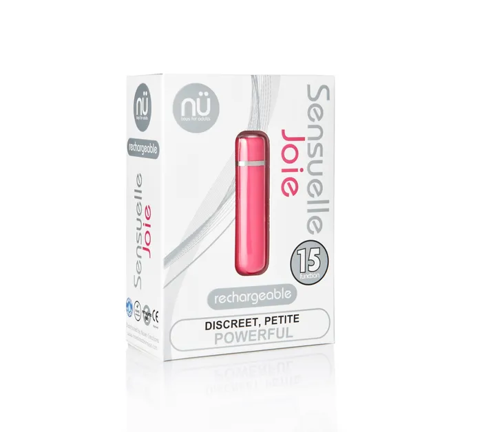 Sensuelle Vibrators Sensuelle Joie 15 Function Bullet Pink