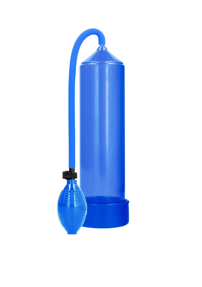 Shots Pumped Classic Penis Pump Blue Male Sex Toys