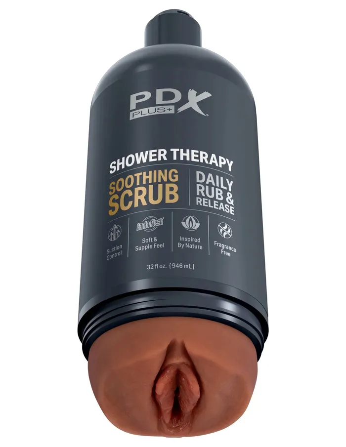 Shower Therapy Soothing Scrub Brown Pipedream Vibrators