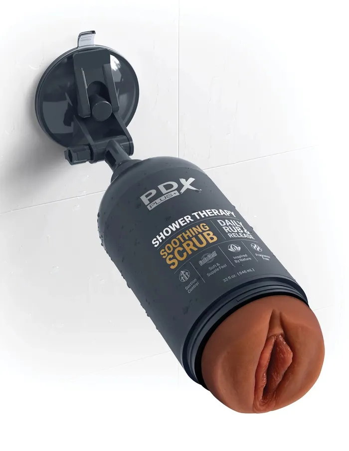 Shower Therapy Soothing Scrub Brown Pipedream Vibrators