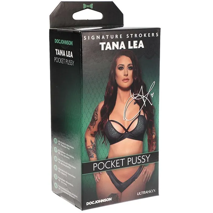 Signature Strokers Tana Lea Ultraskyn Pocket Pussy Doc Johnson Male Sex Toys