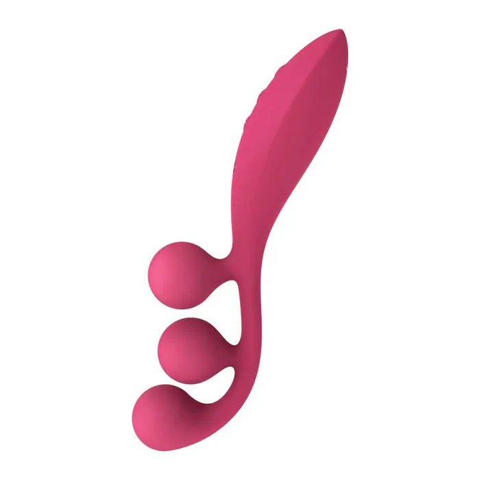 Tri Ball 1 Lay on Vibrator Red Satisfyer Vibrators