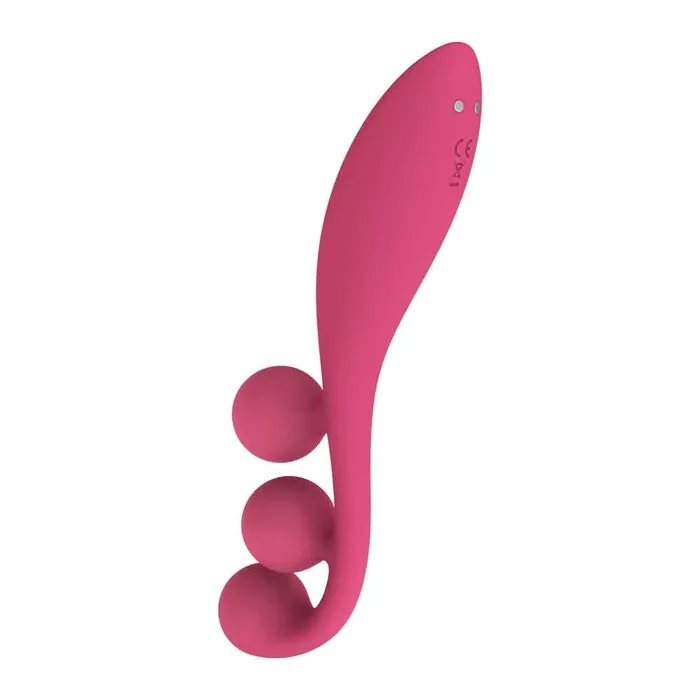 Tri Ball 1 Lay on Vibrator Red Satisfyer Vibrators