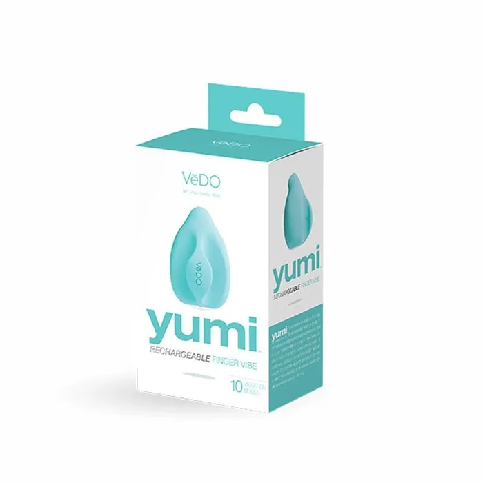 VeDO Yumi Rechargeable Finger Vibe Tease Me Turquoise Vibrators