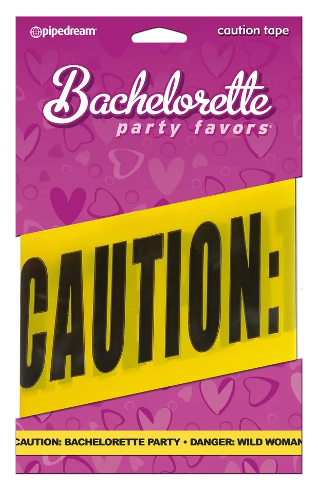 Vibrators Bachelorette Party Favors Caution Tape Pipedream