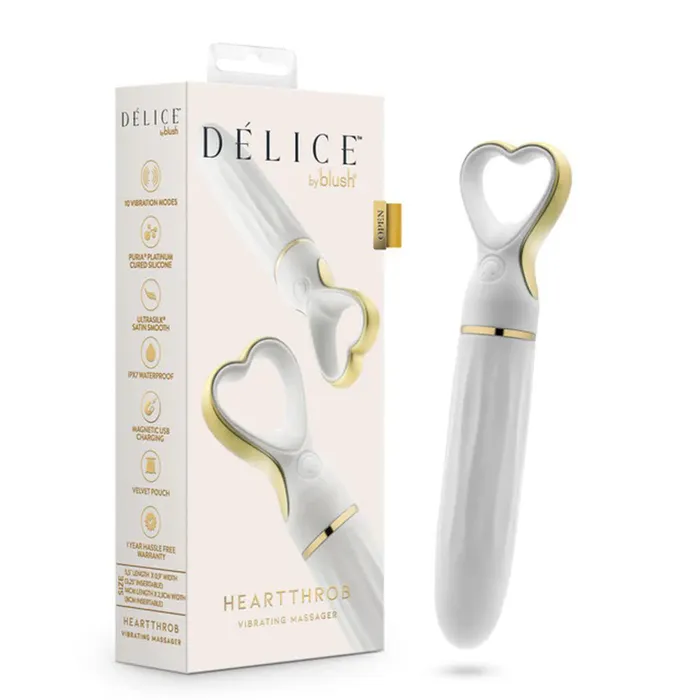 Vibrators Blush Delice Heartthrob White Bouquet