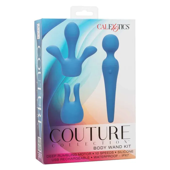 Vibrators CalExotics Couture Collection Body Wand Kit Blue