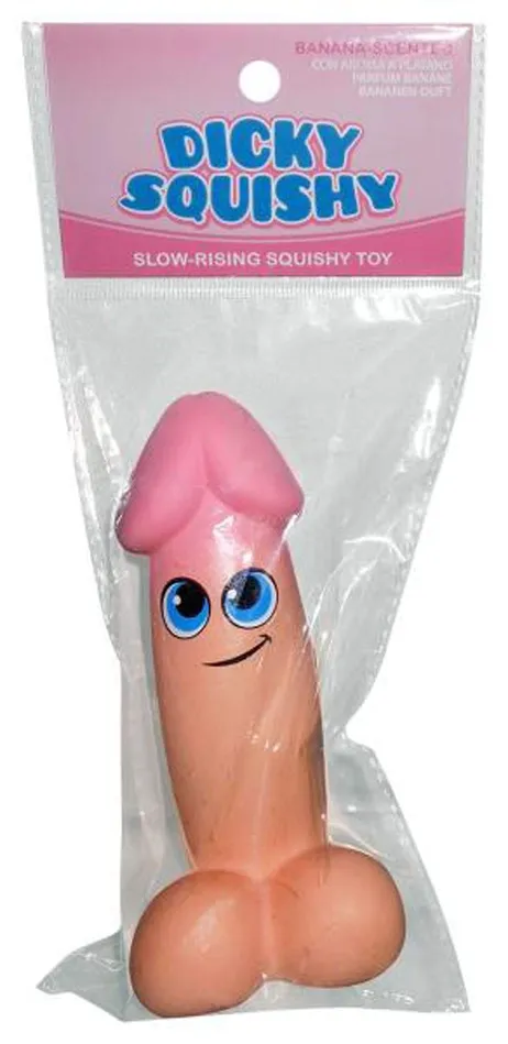 Vibrators Dick Squishy 55 Tall Banana Scented Kheper Games