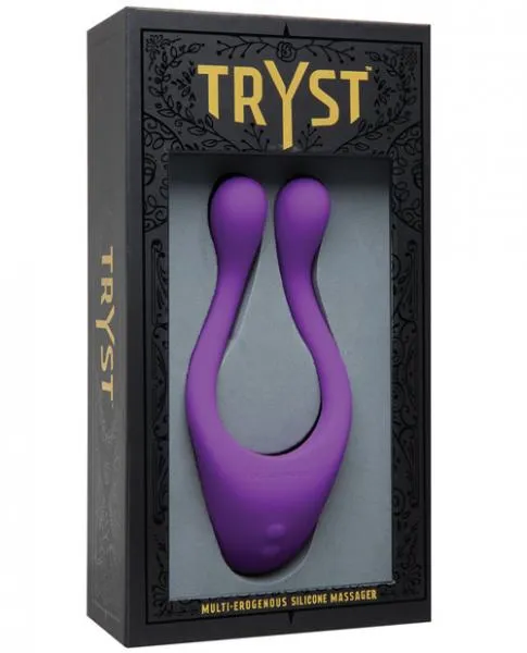 Vibrators Doc Johnson Tryst Purple MultiErogenous Massager