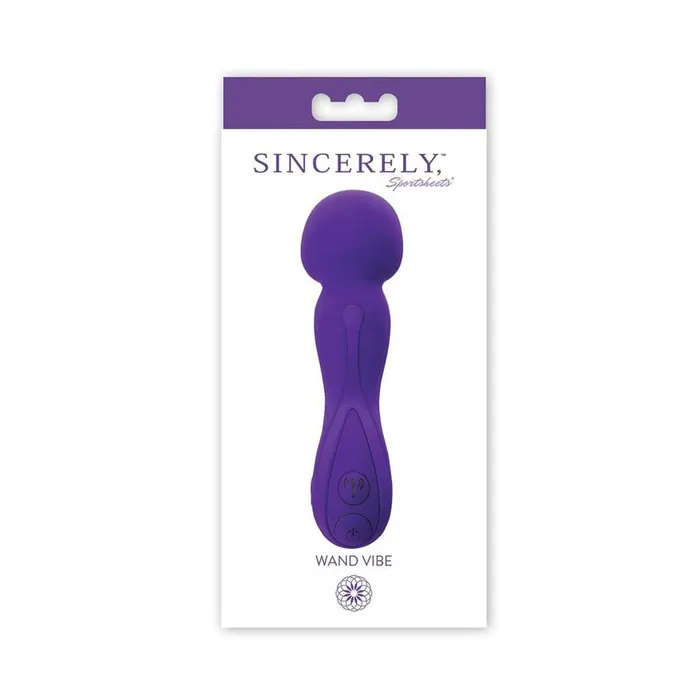 Vibrators Sportsheets Sincerely Wand Vibe Purple