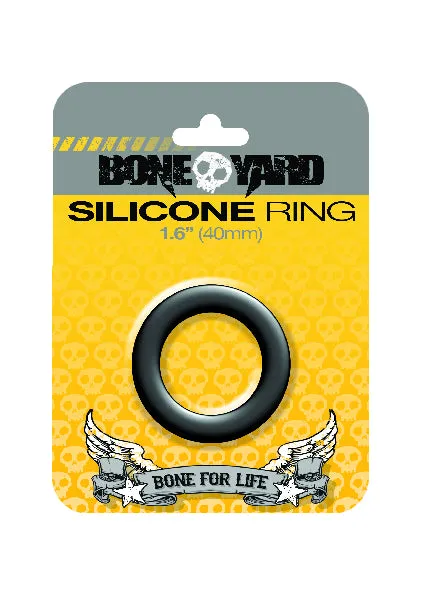 Anal Rascal Boneyard Silicone Ring 40mm Black