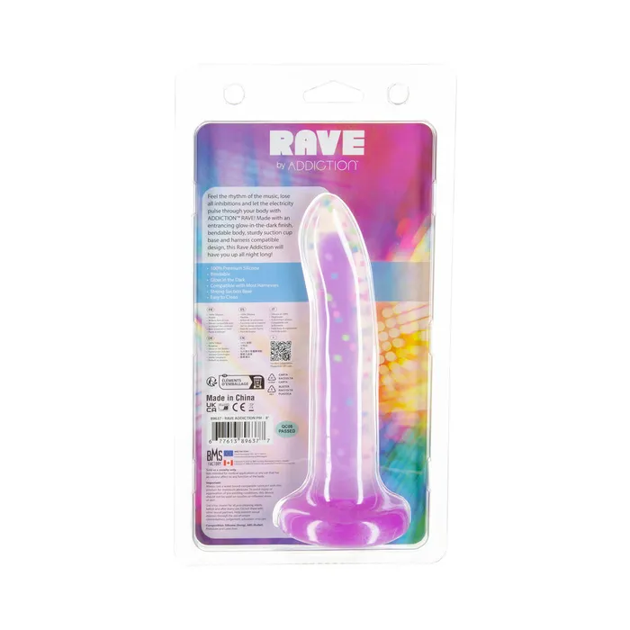 Dildos Addiction Rave Party Marty Dong Glow In The Dark 8 in BMS